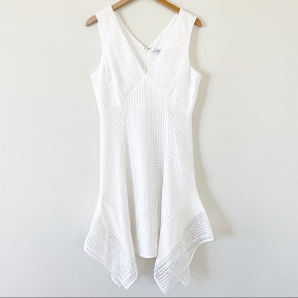 10 Crosby Derek Lam Dresses & Skirts - Derek Lam 10 Crosby V-Neck Sleeveless Pieces Lace Dress